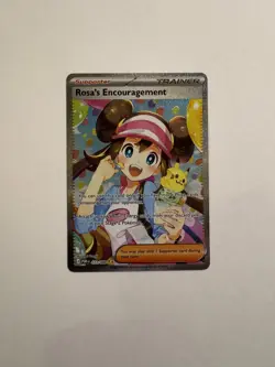 Rosa's Encouragement 123/088 SIR Perfect Order Holo Pokemon Card Near Mint - Image 1