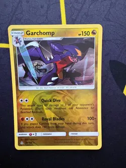 Garchomp 99/156 Rare Reverse Holo SM Ultra Prism Pokemon Card - Mint - Image 1