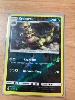 Krokorok 84/149 - SM - Base Set - Reverse Holo - Pokemon TCG 2017 - Image 1