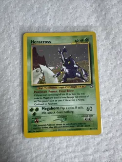 Pokemon TCG: 2000 Neo Genesis Heracross 6/111 Holo Rare NM - Double Holo -j - Image 1