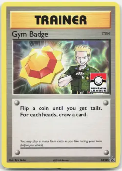 Gym Badge (Lt. Surge) XY205 Holo Promo XY Promo Pokemon Near Mint - Image 1