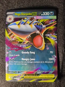 Pokemon - Mega Evolution: Phantasmal Flames - Mega Sharpedo ex 61/94 - Image 1