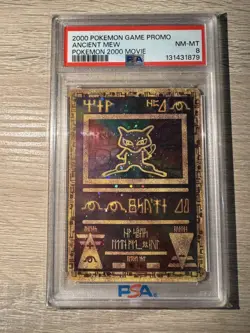 2000 POKEMON GAME MOVIE POKEMON 2000 MOVIE ANCIENT MEW PSA 8 - Image 1