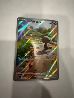 Pokemon TCG Paldean Wooper 102/94 - NM pack fresh - Image 1