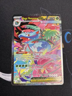 Pokemon TCG Mega Venusaur EX Special Illustration SIR 177/132 Mega Evolution NM - Image 2