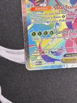 Pokemon TCG Mega Venusaur EX Special Illustration SIR 177/132 Mega Evolution NM - Image 3
