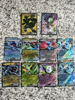 Lot of 10 Pokemon TCG Japanese Ultra Rare ex Full Art - Image 1