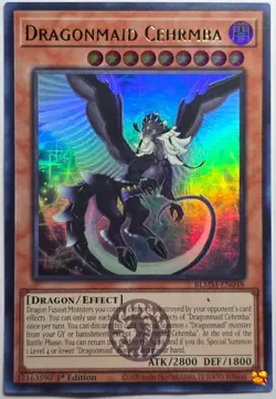 Yugioh Dragonmaid Cehmba BLMM-EN048 Ultra Rare 1st Edition - Image 1
