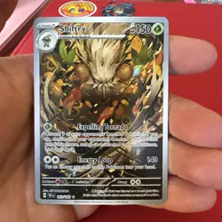 Shiftry - 163/162 SV05: Temporal Forces Holo Pokemon TCG NM - Image 1