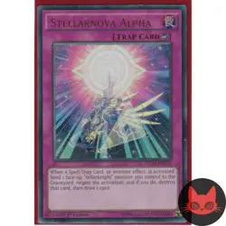Yugioh Stellarnova Alpha DUEA-EN071 Ultra Rare 1st Edition LP - Image 1