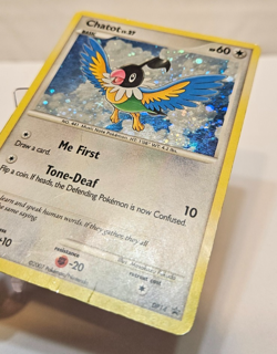 Chatot DP14 Holo Black Star Promo Diamond & Pearl Pokemon 1545 - Image 2