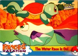 Pokemon TCG The Water Race is on! Pokemon Topps Pikachu's Vacation 47 - Image 1