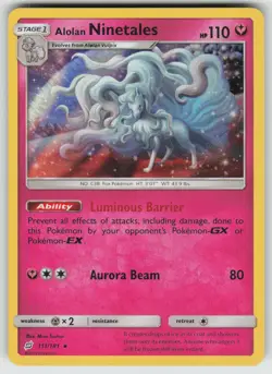 Alolan Ninetales 111/181 Holo Rare Team Up Pokemon Holo Near Mint - Image 1
