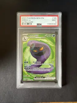 2023 Pokemon MEW EN #185 Arbok ex Ultra Rare - PSA 9 MINT - Image 1