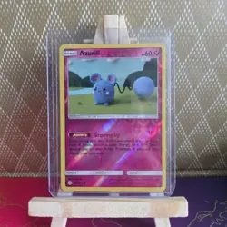 Pokemon SM Cosmic Eclipse Azurill Reverse Holo Card 146/236 - Image 1