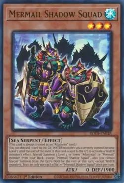x1 Mermail Shadow Squad - ROTA-EN018 - Ultra Rare - 1st Edition Yu-Gi-Oh! M/NM - Image 1