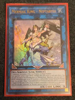 x1 Mermail King - Neptabyss - ROTA-EN046 - Ultra Rare - 1st Edition Yu-Gi-Oh! M/ - Image 1