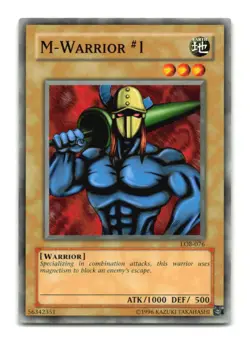 M-Warrior #1 - LOB-076 - YuGiOh-LP - Image 1
