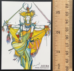 Asura 037 Final Fantasy 4 Art Museum Card Square Japanese - Image 2