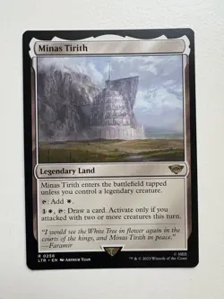 Minas Tirith MTG Magic the Gathering Card NM Near Mint LTR - Image 1