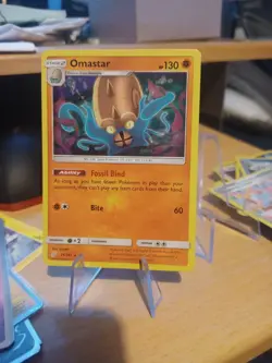 Omastar 76/181 Pokemon Card Team Up Holo Rare MINT - Image 1
