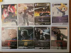 Final Fantasy TCG - Cloud Card Lot - FF 7/Opus 1/Foil/FA - Image 1