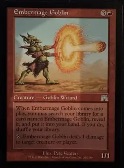 Embermage Goblin - Onslaught - Magic The Gathering MTG card - Image 1