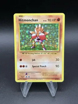 Hitmonchan 62/108 XY Evolutions Holo Rare Pokemon Card - NM - Image 1
