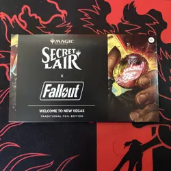 MTG Secret Lair x FALLOUT NEW VEGAS Traditional Foil Edition New Sealed - Image 1
