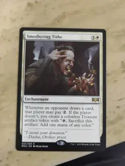 Smothering Tithe from Ravnica Allegiance. NM. - Image 1