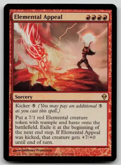 Elemental Appeal #123 (LP) Zendikar ZEN Magic MTG - Image 1