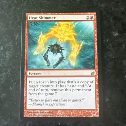 Heat Shimmer LP Lorwyn MTG 175 / 301 English Regular Red Token Copy - Image 1