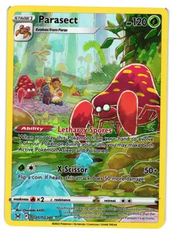 Pokemon TCG Parasect TG01/TG30 SWSH11: Lost Origin Trainer Gallery VLP - Image 1