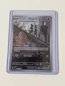 Team Rockets Dugtrio 239/217 - Pokemon TCG - Ascended Heros Illustration Rare - Image 1