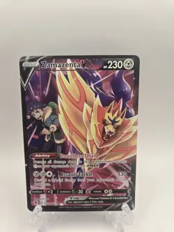 Pokemon TCG Astral Radiance Zamazenta V Ultra Rare Full Art Holo 230 HP - Image 1