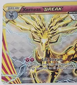 Pokemon TCG Xerneas BREAK Steam Siege 82/114 Mint - Image 4