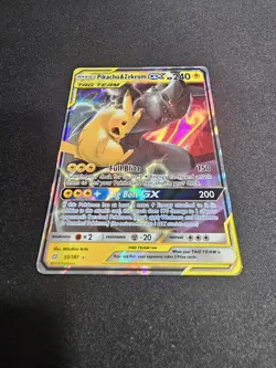 Pikachu & Zekrom GX 33/181 SM-Team Up TAG TEAM GX Holo Ultra Rare Pokemon TCG NM - Image 3