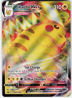 Pokemon Pikachu VMAX SWSH286 Holo Promo Sword & Shield Promo Pokemon A - Image 1