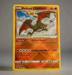 Radiant Charizard - 020/159 - Crown Zenith - Holo Near Mint - Pokemon TCG - Image 1