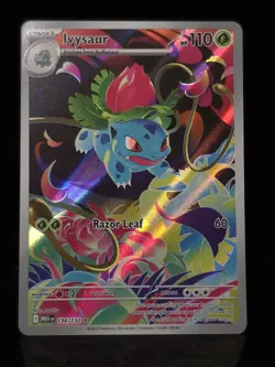 Pokemon Ivysaur Full Art Holo Illustration Rare ME01 134/132 110 HP EN - Image 1