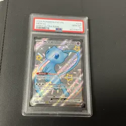 Pokemon 2024 SV Paldean Fates Mew ex 216/091 Shiny Ultra Rare Holo PSA 10 EN - Image 1