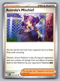 Pokemon TCG ME01: Mega Evolution Acerola's Mischief 113/132 - Image 1