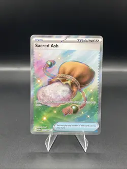 Sacred Ash 115/088 Pokemon TCG Trainer Item Full Art Holo English - Image 1