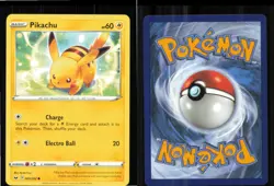 Pikachu 065/202 Common Sword & Shield Pokemon Lightly Played - Image 3
