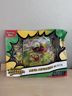 Pokemon TCG: Mega Evolution Ascended Heroes Mega Meganium ex Box - Image 1