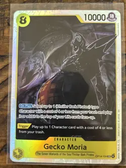 Gecko Moria - OP14-104 One Piece EN The Azure Sea's Seven Foil - Image 1