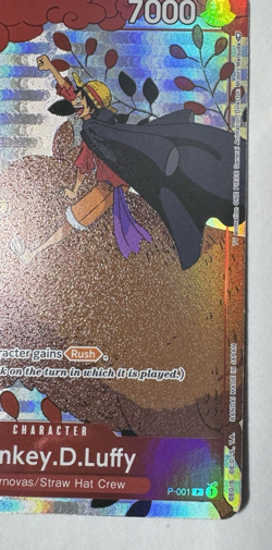 Monkey D Luffy P-001 Gift Collection 2023 One Piece Promo NM - Image 5