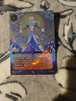 2026 Disney Lorcana Winter Spell Elsa - Ice Artisan 233/204 En 11 Holo Top Chase - Image 1