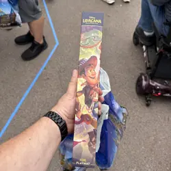 ✨Disneyland Parks Exclusive Buzz And Woody Foil Lorcana Playmat SOLD OUT - Image 1