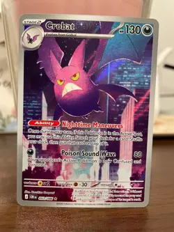 Pokemon TCG Crobat 093/086 Chaos Rising Card Illustration Rare NM - Image 1